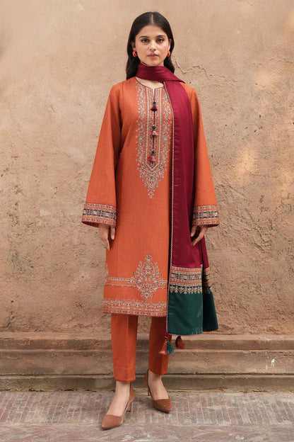 DHANAK 3PC Embroidered