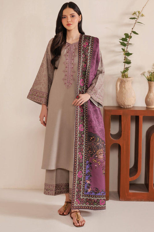 DHANAK 3PC Embroidered