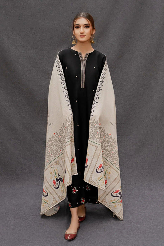 DHANAK 3PC Embroidered