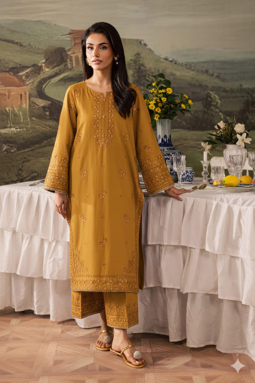Lawn Embroidered 2pc