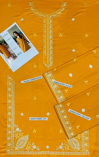 Lawn Embroidered 2pc
